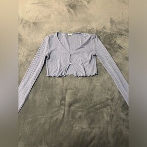 Garage cropped long sleeve